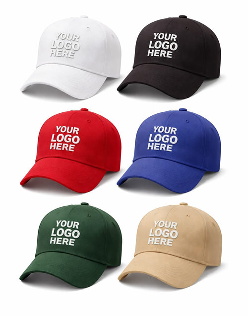 CUSTOMIZED CAPS | CUSTOMIZE WITH YOUR COMPANY LOGO | PACK OF 10 PIECES