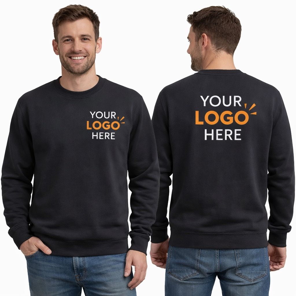 CUSTOMIZED SWEATSHIRTS | CUSTOMIZE WITH YOUR COMPANY LOGO | PACK OF 10 PIECES