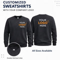 CUSTOMIZED SWEATSHIRTS | CUSTOMIZE WITH YOUR COMPANY LOGO | PACK OF 10 PIECES