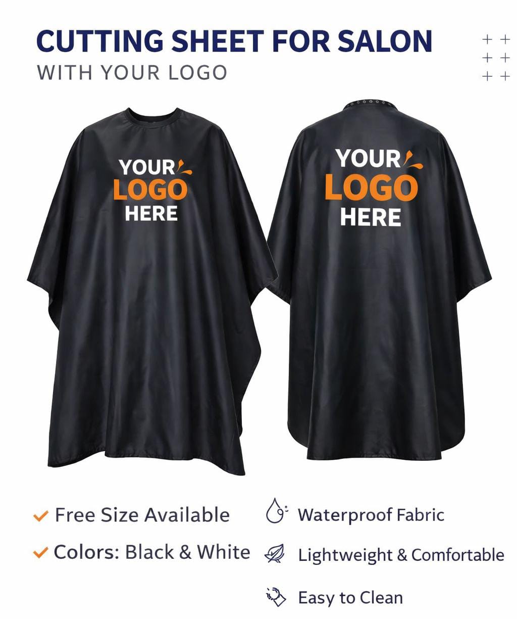 CUSTOMIZED CUTTING SHEET FOR SALON | CUSTOMIZE WITH YOUR BRAND LOGO | PACK OF 10 PIECES