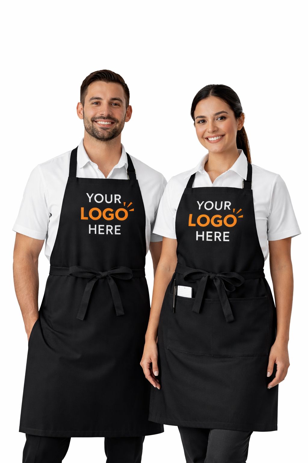 CUSTOMIZED APRONS | CUSTOMIZE WITH YOUR  COMPANY LOGO | PACK OF 10 PIECES